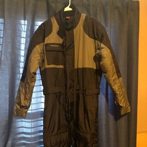 Cold weather riding coveralls